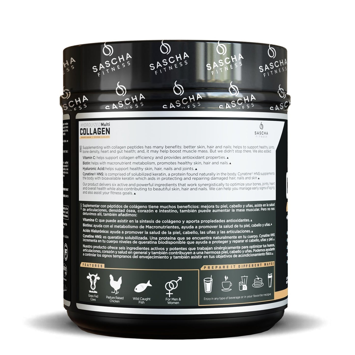 Colágeno Sascha Fitness Caramel Macchiato
