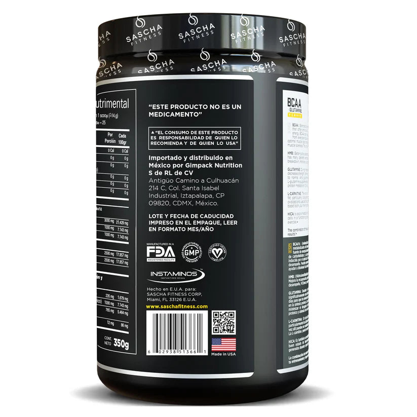 BCAA Sascha Fitness Piña