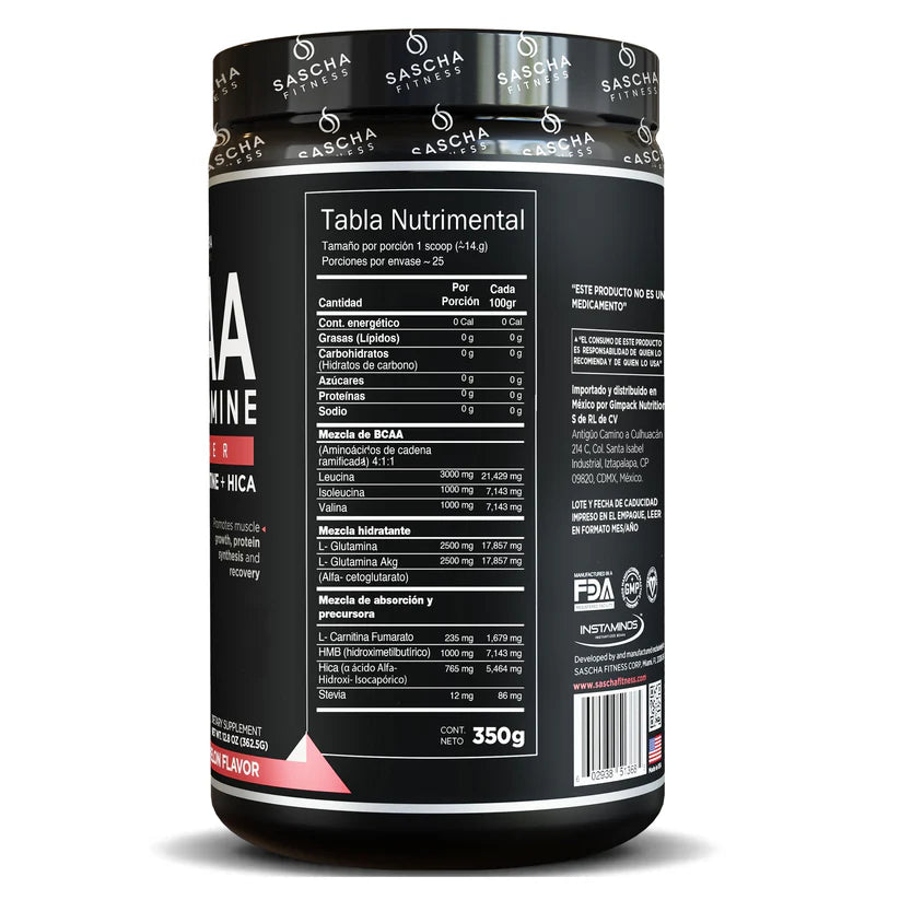 BCAA Sascha Fitness Sandia