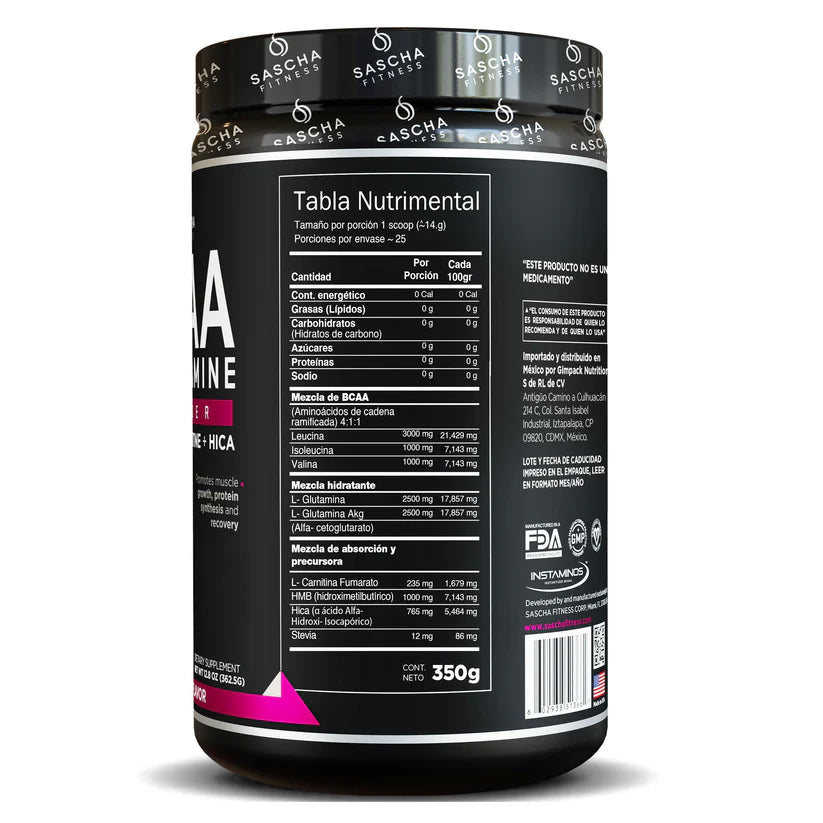 BCAA Sascha Fitness Uva