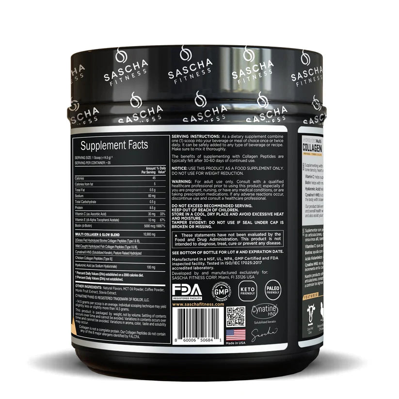 Colágeno Sascha Fitness Caramel Macchiato