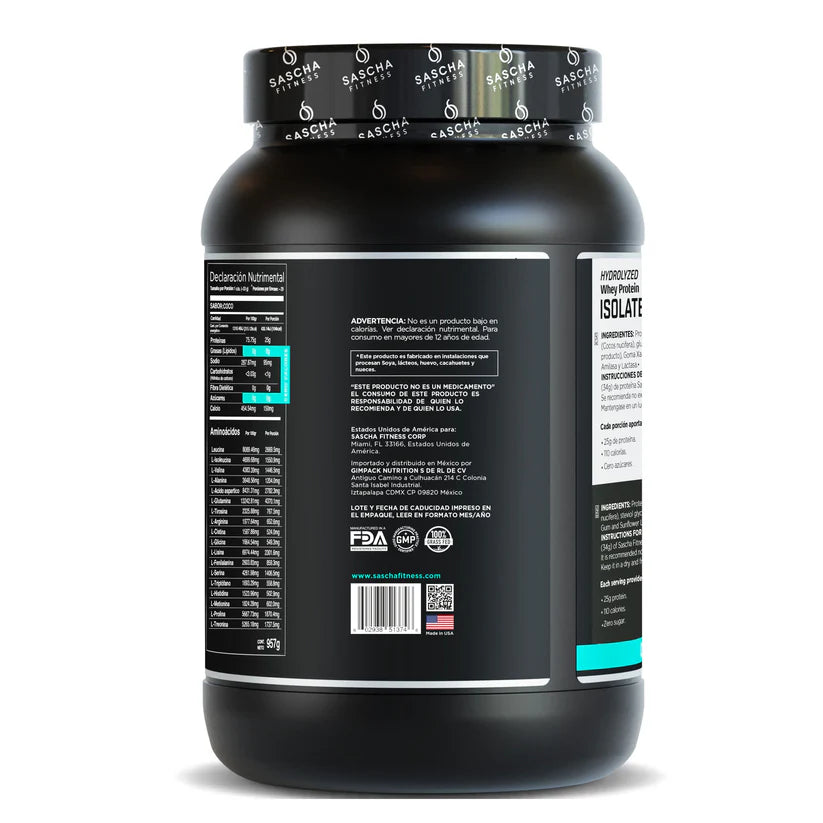 Proteina Sascha Fitness Cookies and Cream