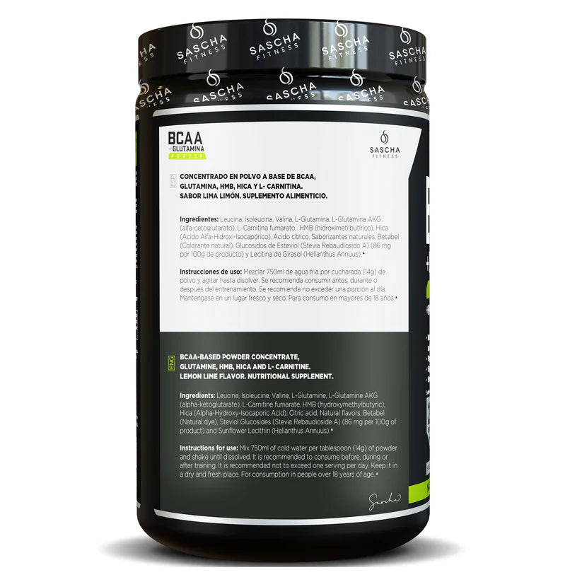 BCAA Sascha Fitness Lima Limon