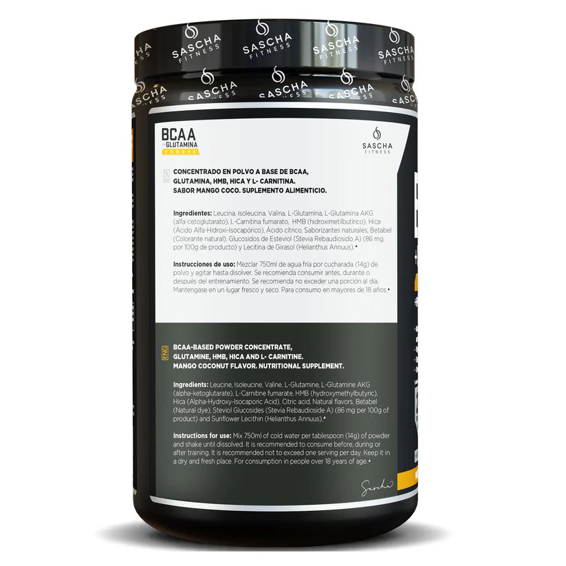 BCAA Sascha Fitness Mango Coco