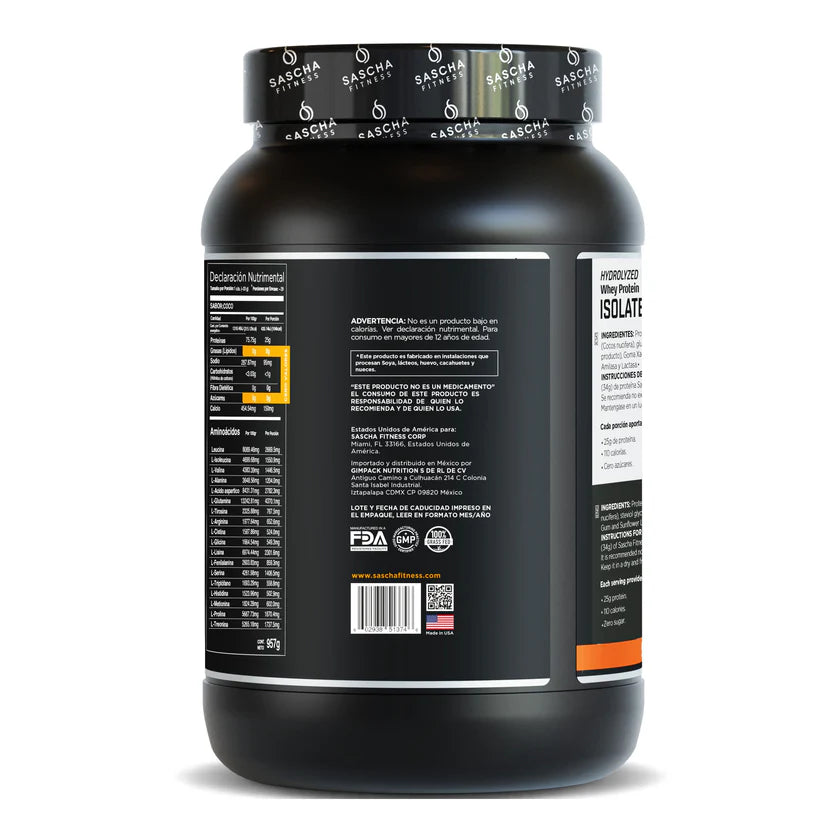 Proteina Sascha Fitness Peanut Butter
