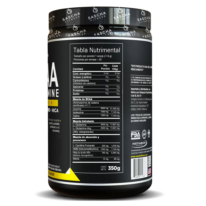 BCAA Sascha Fitness Piña