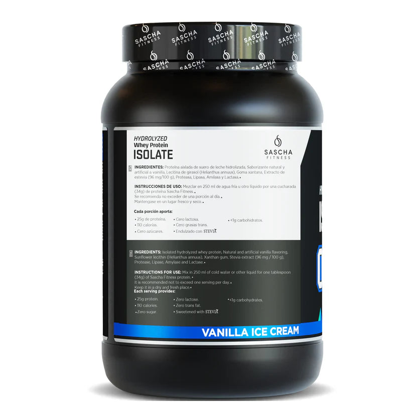 Proteina Sascha Fitness Vainilla